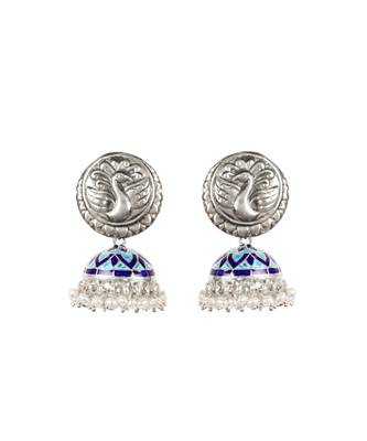 Sangeeta Boochra Silver Earrings 1
