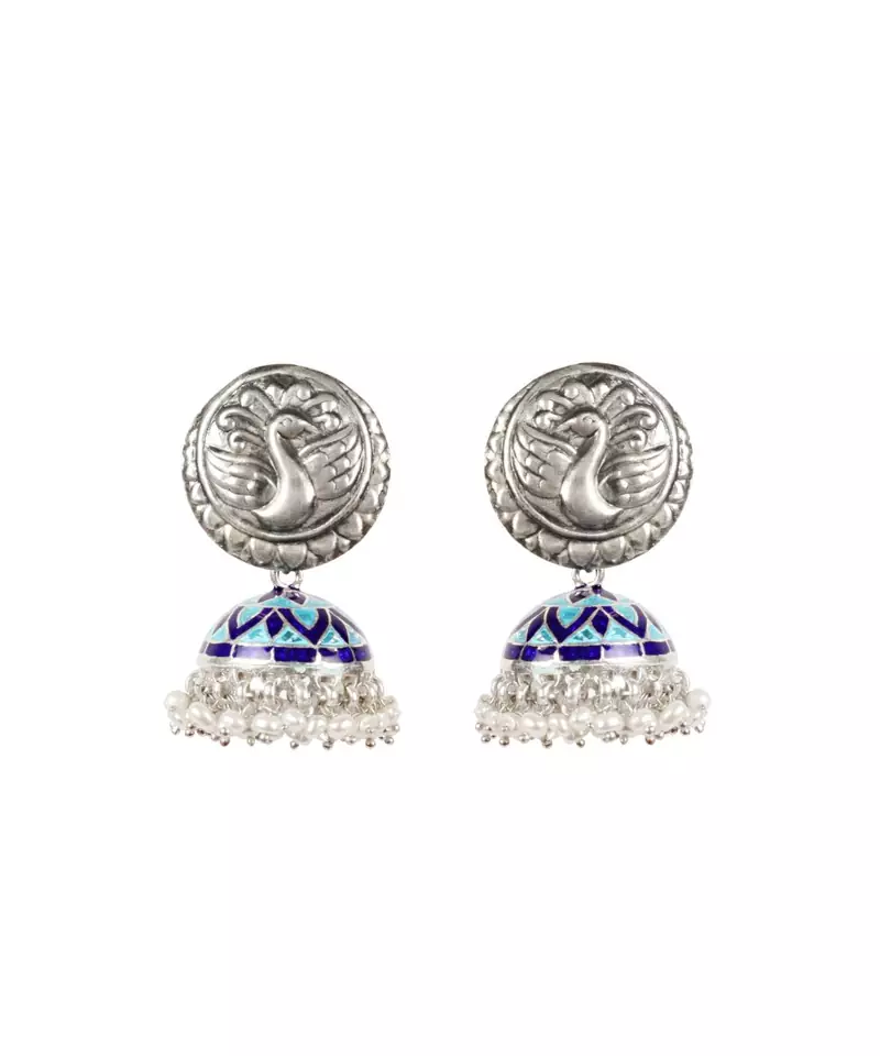 Sangeeta Boochra Silver Earrings