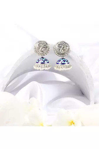 Sangeeta Boochra Silver Earrings