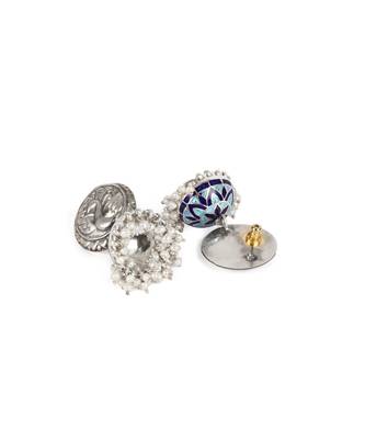 Sangeeta Boochra Silver Earrings 3