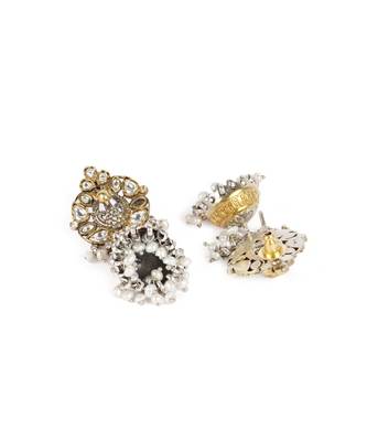 Sangeeta Boochra Silver Earrings 3