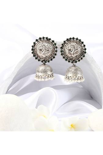 Sangeeta Boochra Silver Earrings