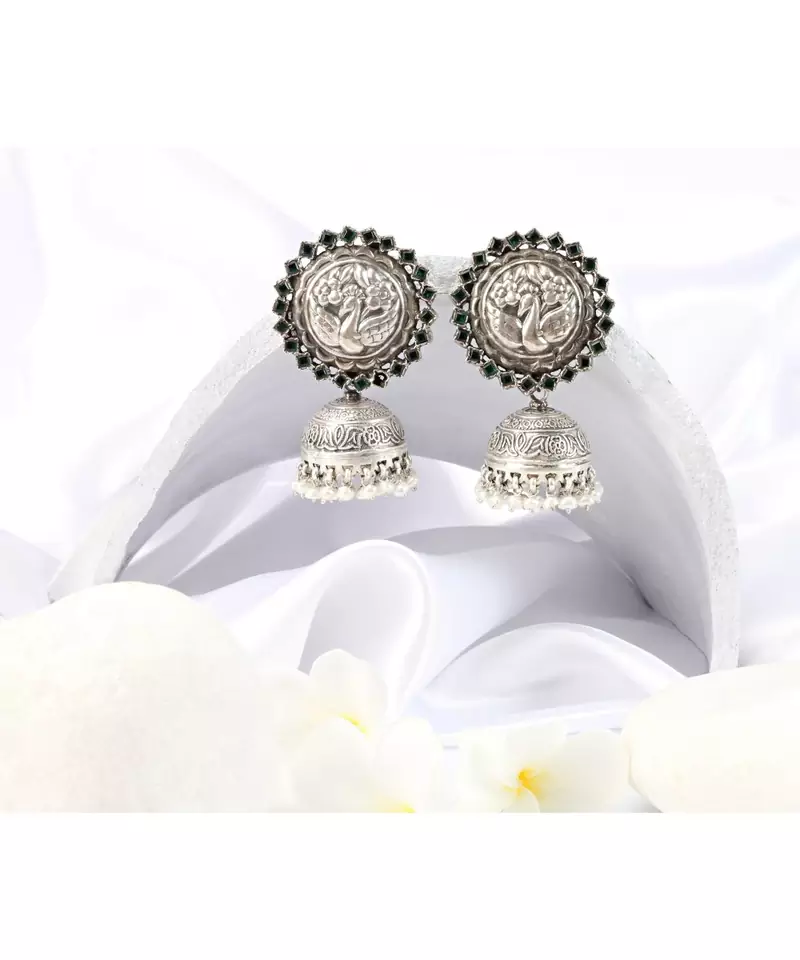 Sangeeta Boochra Silver Earrings
