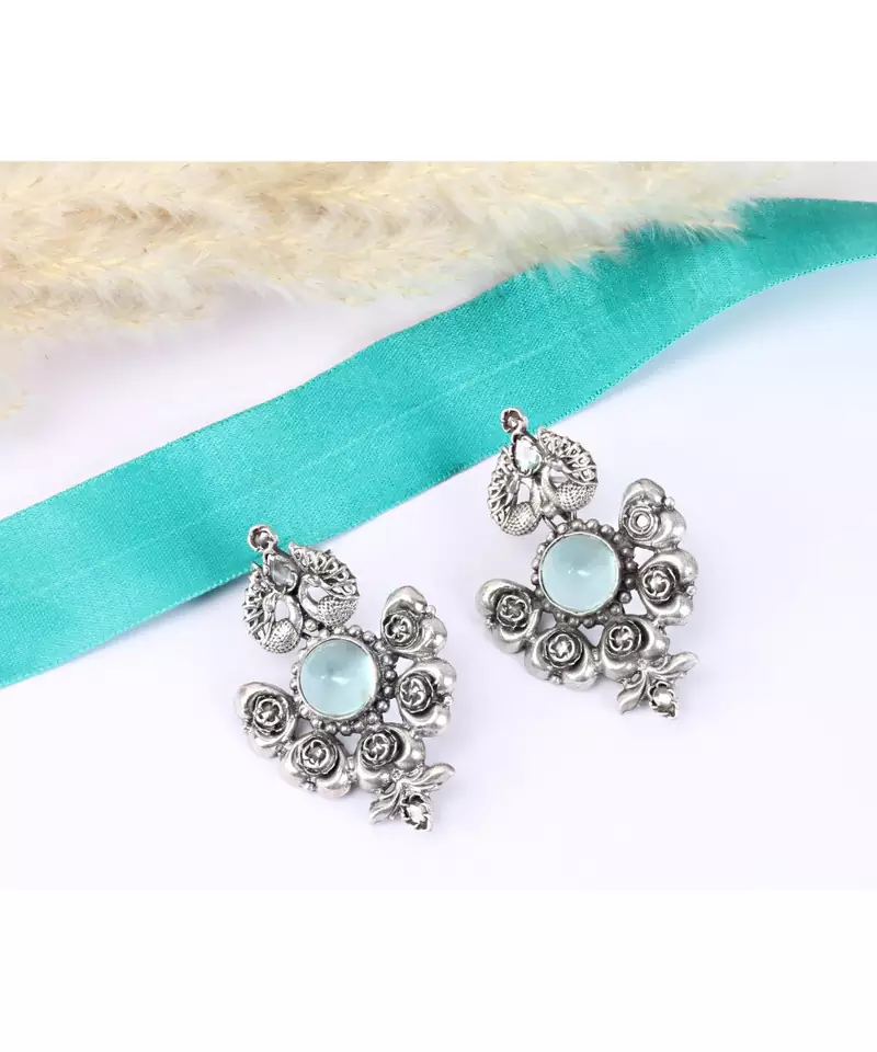 Sangeeta Boochra Silver Earrings