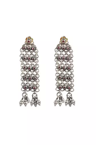 Sangeeta Boochra Silver Earrings
