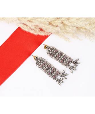 Sangeeta Boochra Silver Earrings 1