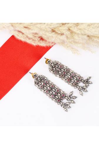 Sangeeta Boochra Silver Earrings