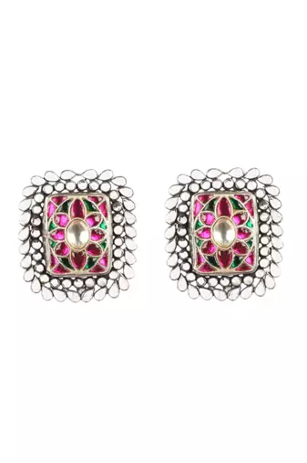 Sangeeta Boochra Silver Earrings