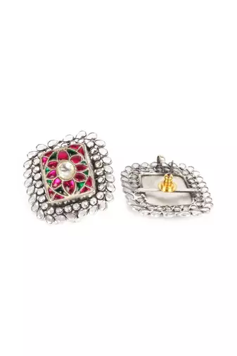 Sangeeta Boochra Silver Earrings