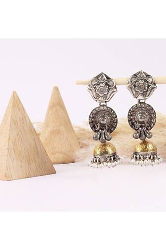Sangeeta Boochra Silver Earrings