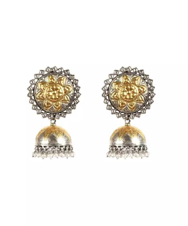 Sangeeta Boochra Silver Earrings