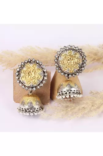 Sangeeta Boochra Silver Earrings