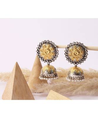 Sangeeta Boochra Silver Earrings 4