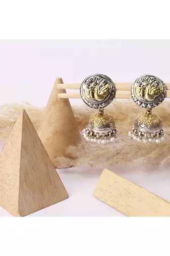 Sangeeta Boochra Silver Earrings