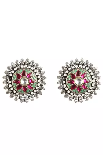 Sangeeta Boochra Silver Earrings
