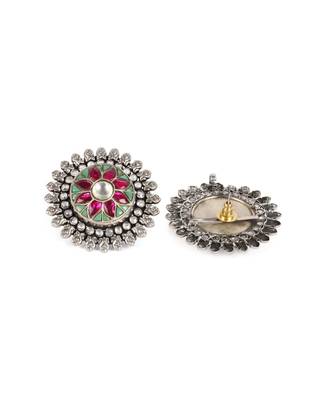 Sangeeta Boochra Silver Earrings 3