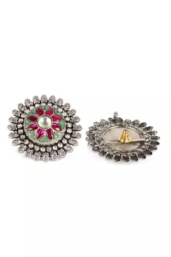 Sangeeta Boochra Silver Earrings