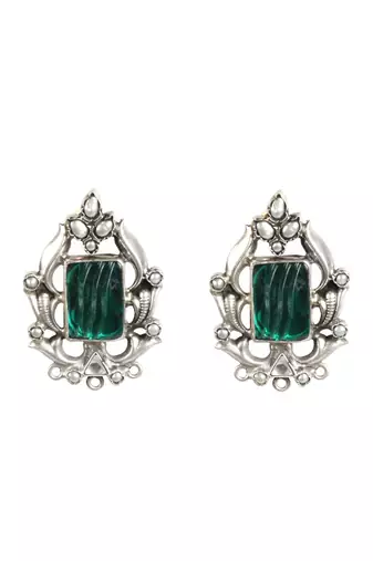 Sangeeta Boochra Silver Earrings