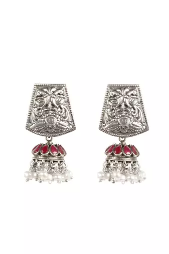 Sangeeta Boochra Silver Earrings