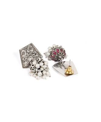 Sangeeta Boochra Silver Earrings 3
