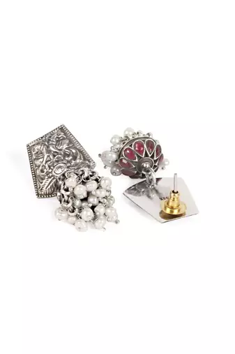 Sangeeta Boochra Silver Earrings