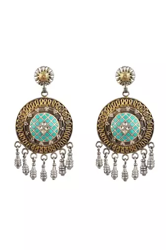 Sangeeta Boochra Silver Earrings