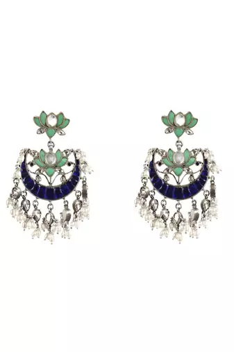 Sangeeta Boochra Silver Earrings