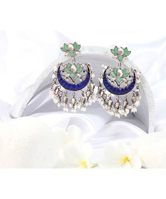Sangeeta Boochra Silver Earrings 3