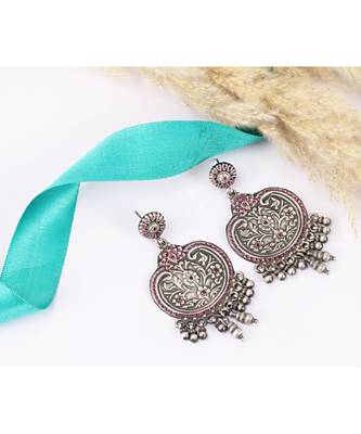 Sangeeta Boochra Silver Earrings 1