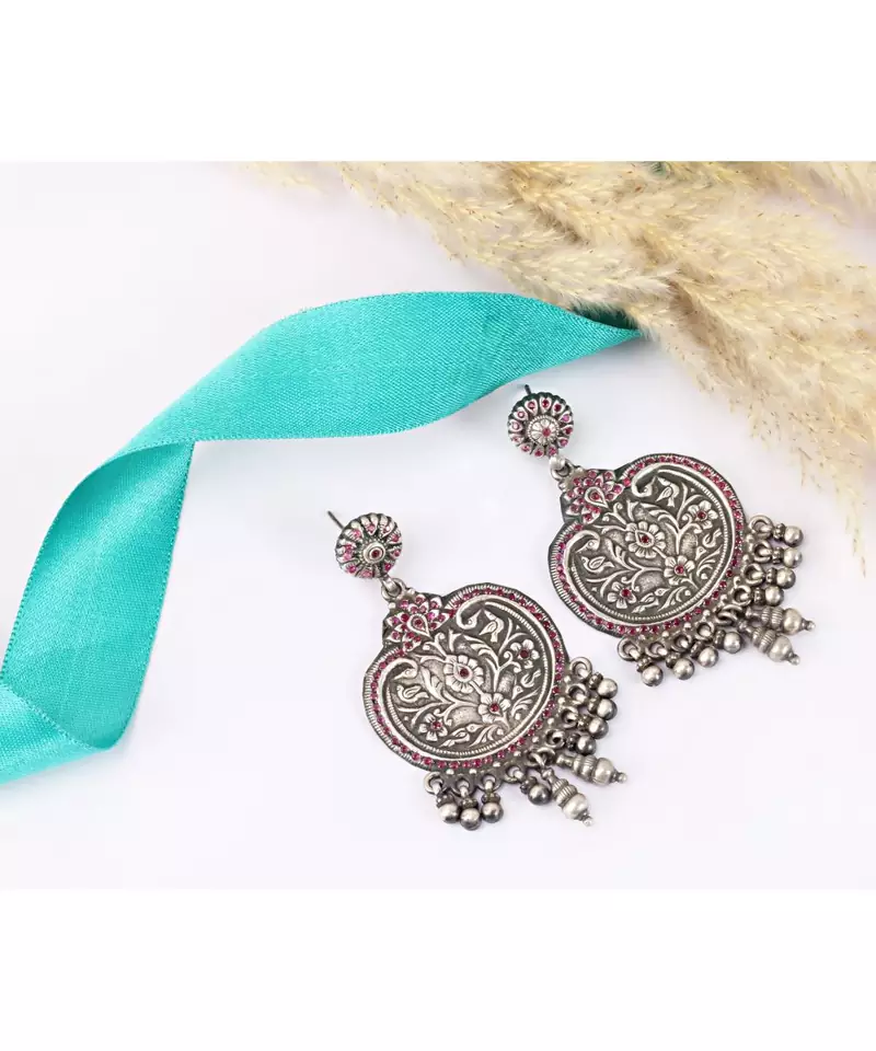 Sangeeta Boochra Silver Earrings