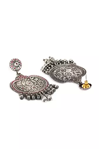 Sangeeta Boochra Silver Earrings