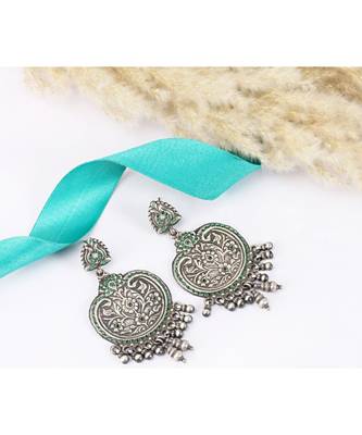 Sangeeta Boochra Silver Earrings 1