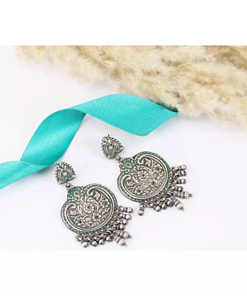 Sangeeta Boochra Silver Earrings
