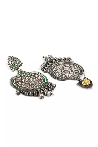 Sangeeta Boochra Silver Earrings