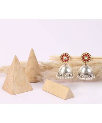 Sangeeta Boochra Silver Earrings 1