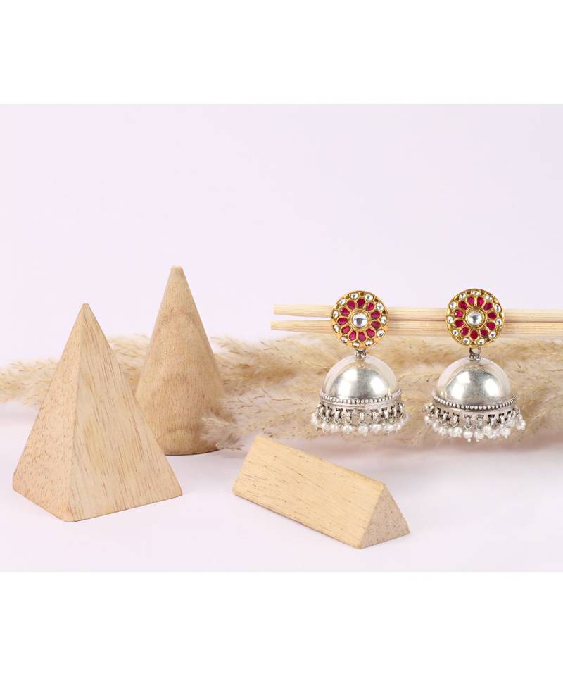 Sangeeta Boochra Silver Earrings