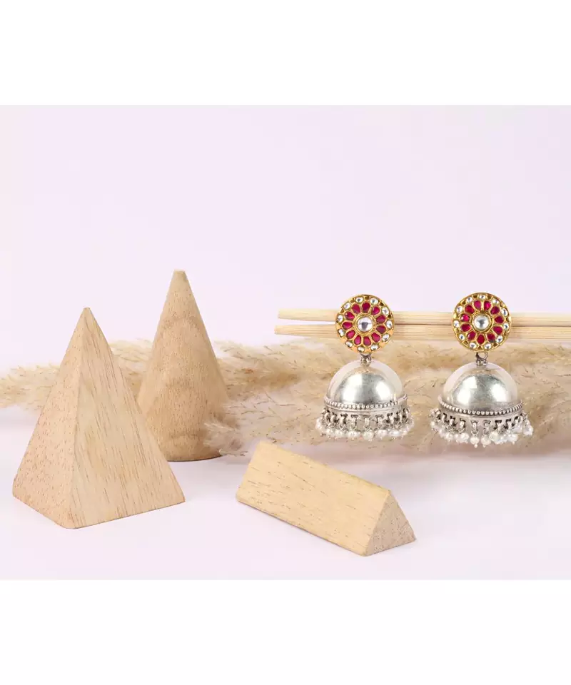 Sangeeta Boochra Silver Earrings
