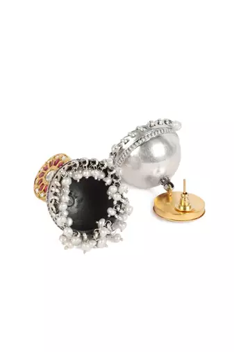 Sangeeta Boochra Silver Earrings