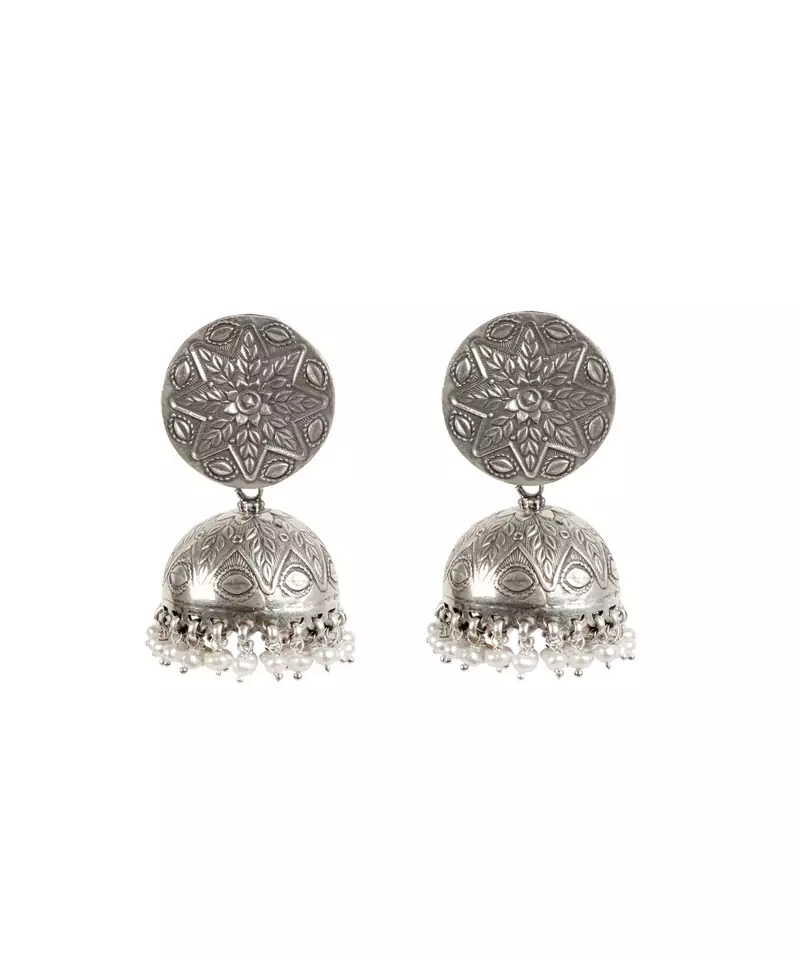 Sangeeta Boochra Silver Earrings