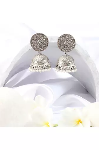 Sangeeta Boochra Silver Earrings