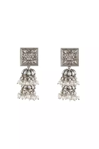 Sangeeta Boochra Silver Earrings