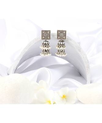 Sangeeta Boochra Silver Earrings 1