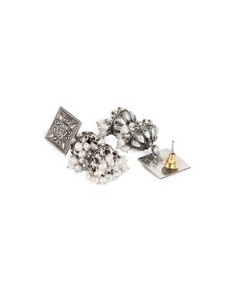Sangeeta Boochra Silver Earrings 3