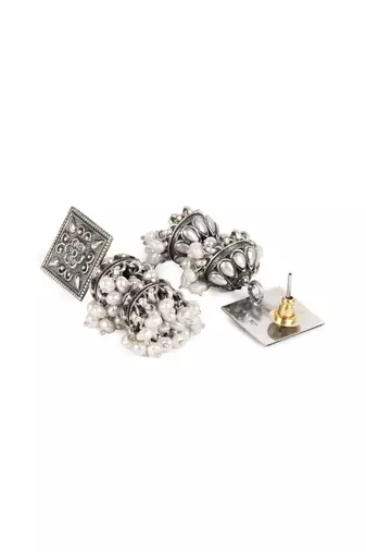 Sangeeta Boochra Silver Earrings