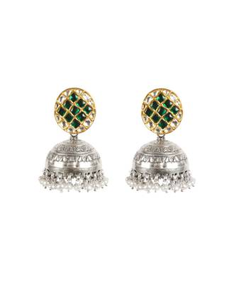 Sangeeta Boochra Silver Earrings 2