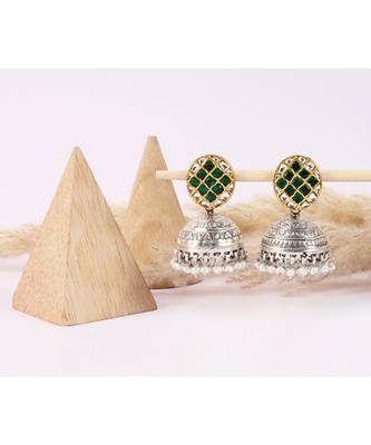 Sangeeta Boochra Silver Earrings 1