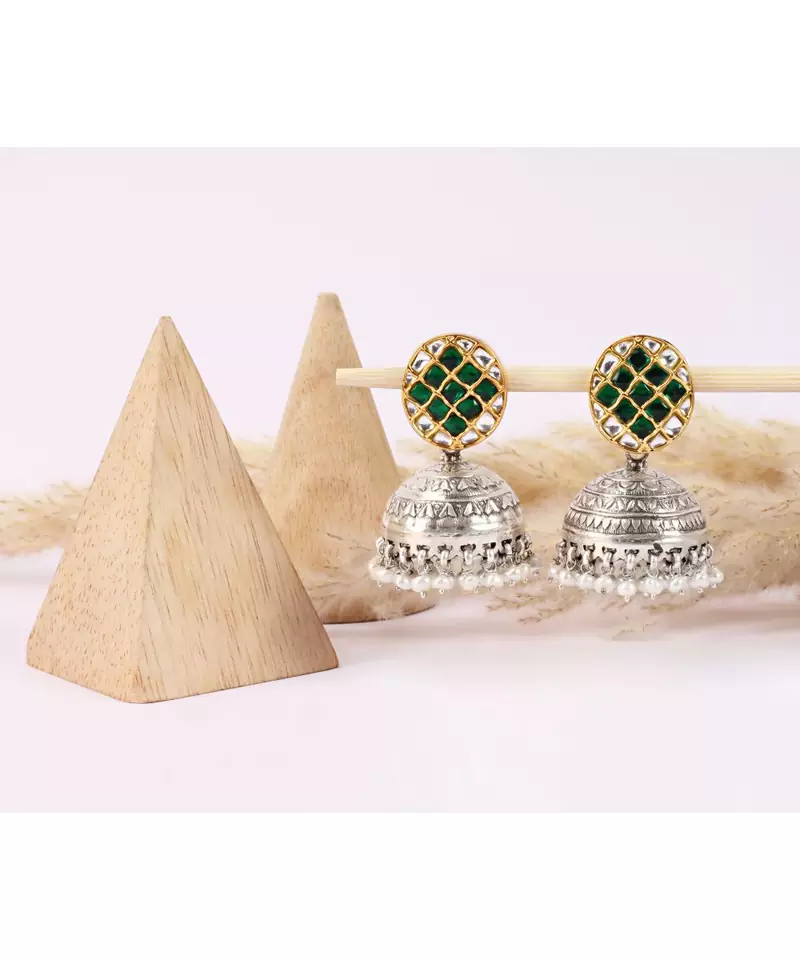 Sangeeta Boochra Silver Earrings