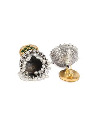 Sangeeta Boochra Silver Earrings 3