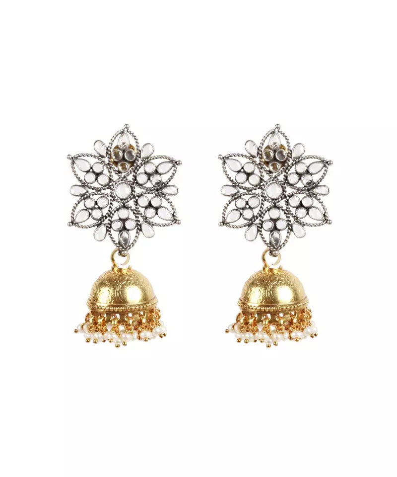 Sangeeta Boochra Silver Earrings