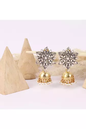 Sangeeta Boochra Silver Earrings